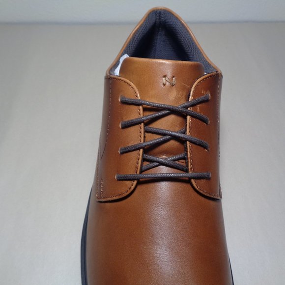 Nunn Bush Size 10 Wide KORE PRO PLAIN TOE Cognac Leather Oxfords New Men\'s Shoes main image 16
